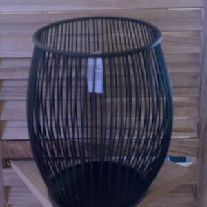 Yankee Candle Modern Black Wire Basket/candleholder